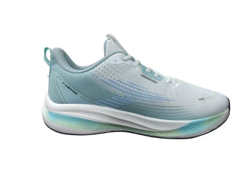 Abros Men's Light Sea-Green & White Lightweight Sports Shoes