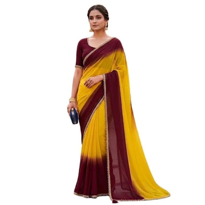 Leheria Georgette Saree | Beautiful saree for women
