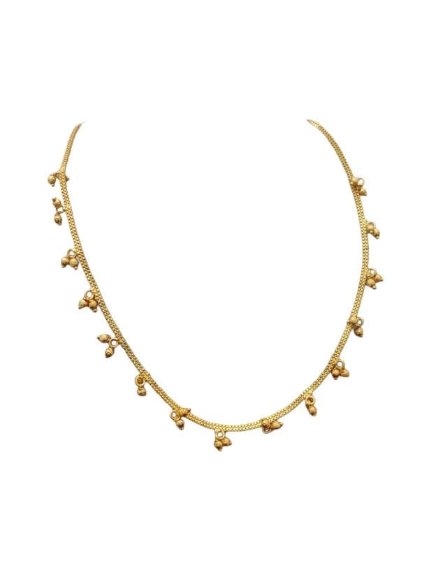 Traditional Gold Plated Ghunghroo Tanmaniya Necklace for Women | Elegant Daily Wear & Festive Jewellery | Ethnic Mangalsutra Style Chain