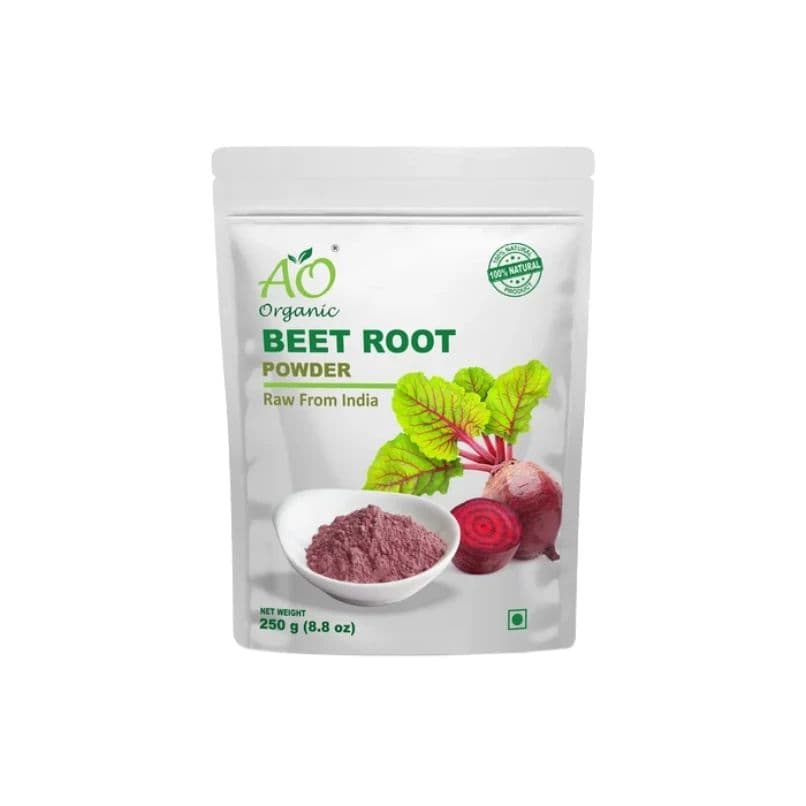 Natural Beetroot Powder 250gm | Pure Organic Beetroot Powder: The Ultimate Plant-Based Stamina Booster