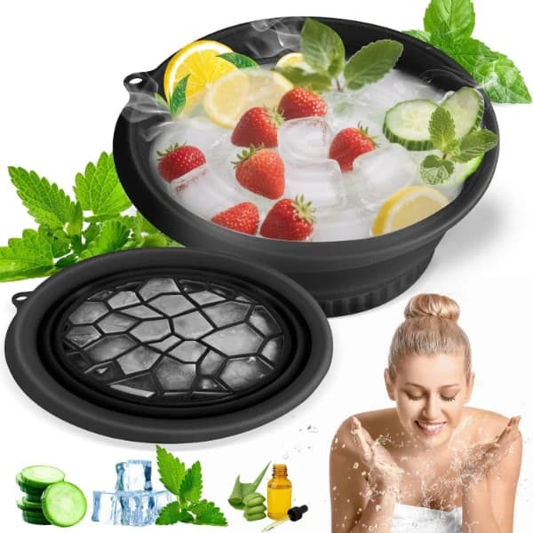 SILICON FACE ICE BOWL