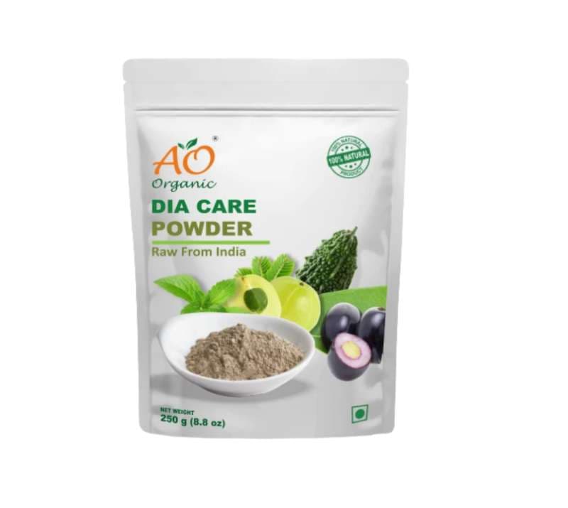 AO Organic Dia Care Herbal Powder – Natural Herbal Blend for Daily Wellness, 250g