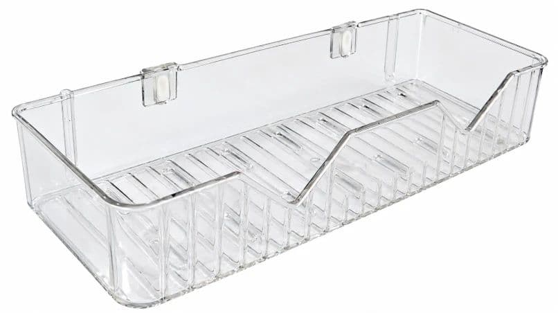 Transparent Bathroom Organizer Shelf | No-Drill Wall Mounted Self Adhesive Bathroom Organiser Without Drill for Shampoo, Conditioner, Face Wash & Toiletries | Clear
